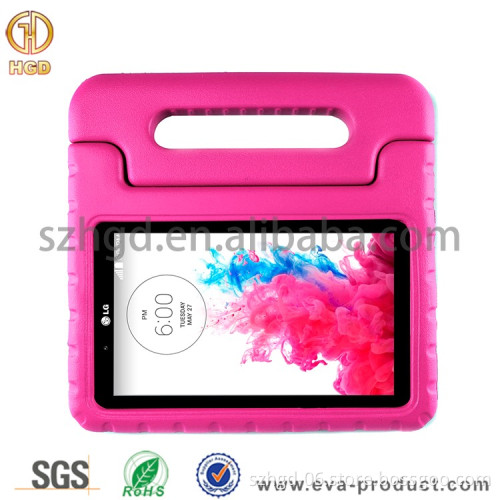 Durable eva foam material handle stand kids case for lg g pad 7.0 cover case